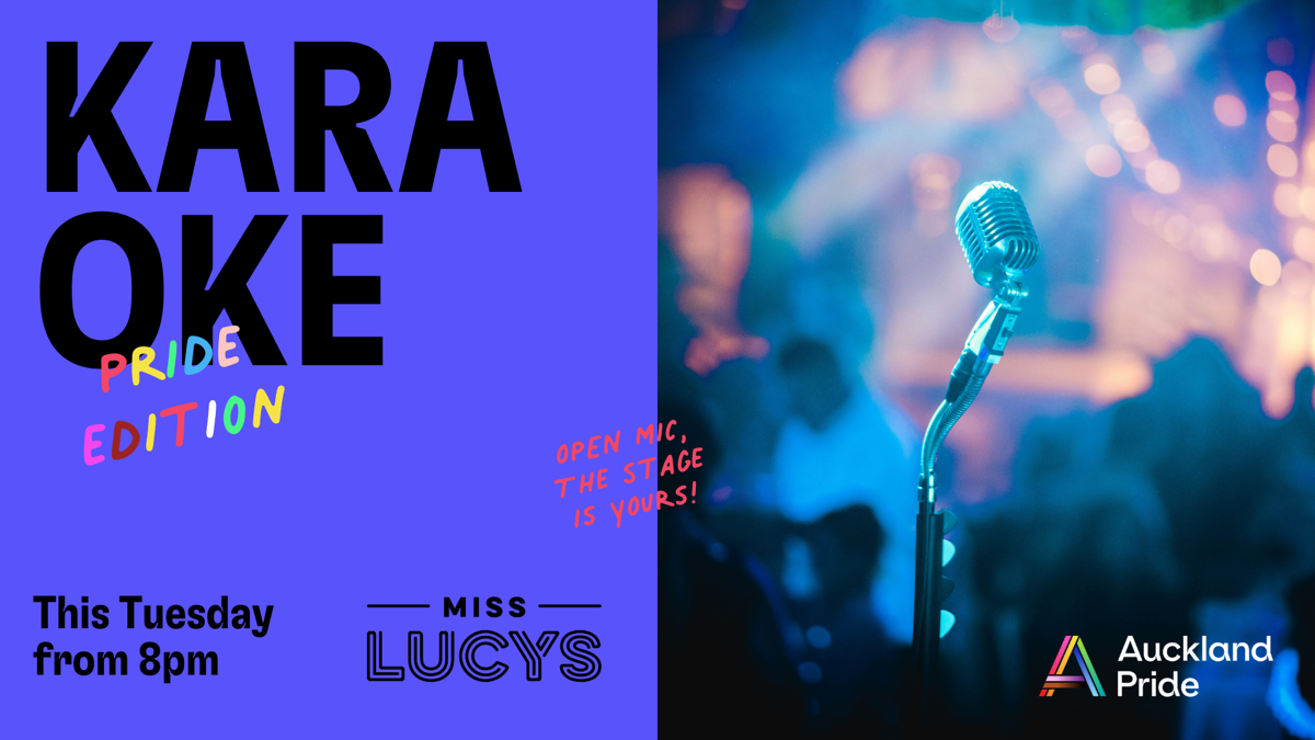 Miss Lucy's Pride Karaoke Screen