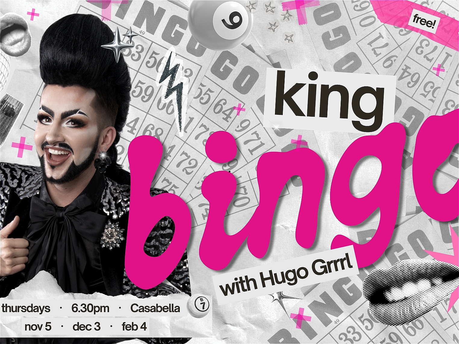 King Bingo with Hugo Grrrl