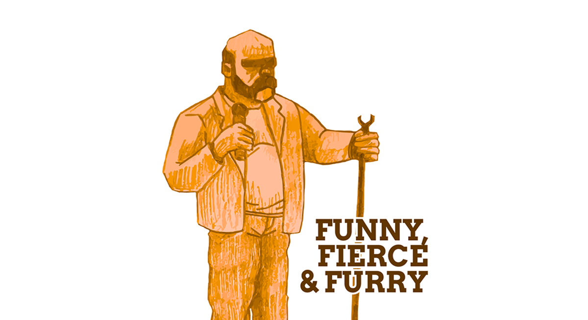 Funny Fierce And Furry Banner